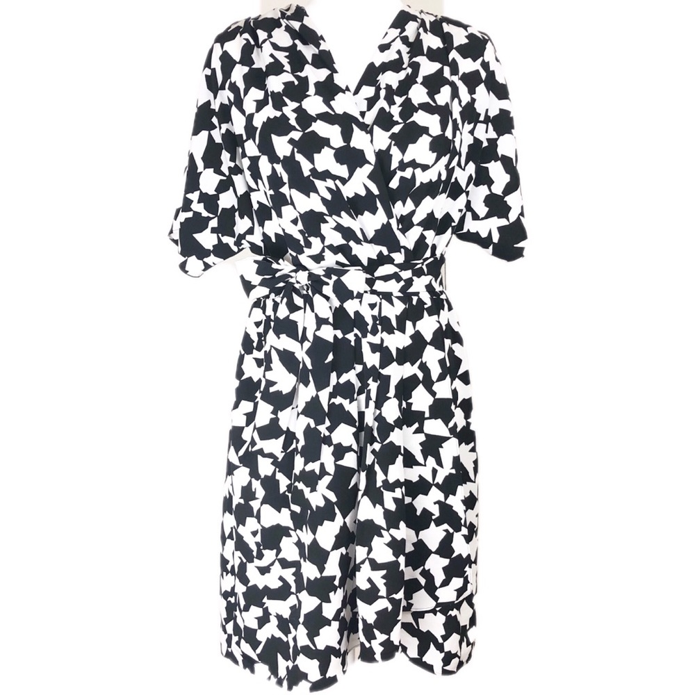 Donna Morgan Black and White Dress